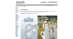 Desktop Screenshot of lovestories.zales.com